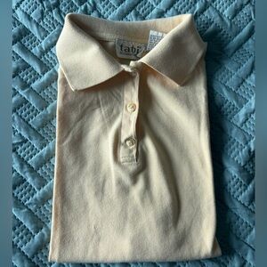 Vintage Tabi International yellow sleeveless polo, medium